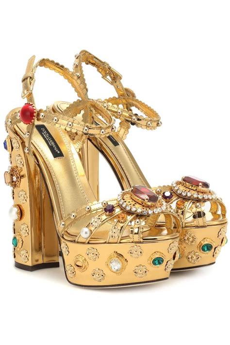 dolce gabbana heels gold|dolce and gabbana heels price.